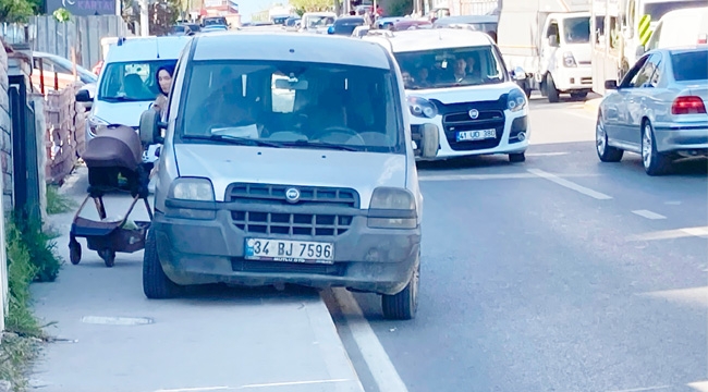 Kartal'da Yaya Yolları Araç İşgali Altında