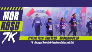 Maltepe Belediyesi'nden "Mor Koşu"