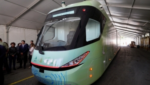 Yüzde 100 Elektrikli Metrobüs'ün Test Sürüşü Yapıldı