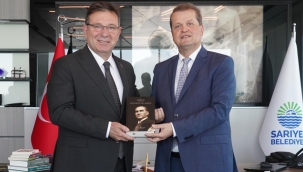 Sarıyer Belediye Başkanı Aksu, Avusturya Başkonsolosu Josef Salger'i Makamında Ağırladı