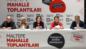 Köymen, Altayçeşmelilerle Buluştu :İBB Maltepe'nin Merkezini Yeniden Planlıyor