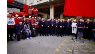 İmamoğlu'ndan Şehit İtfaiye Eri Furkan Sayın'a Son Görev