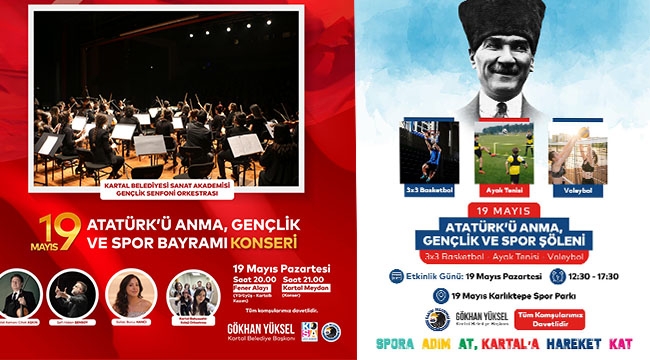 Kartal Belediyesi'nden 19 Mayıs'a Yakışır Kutlama: Spor ve Sanatla Dolu Bir Bayram
