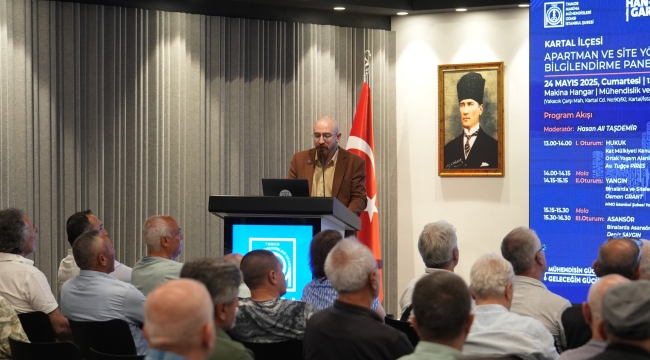 Kartal'da Apartman ve Site Yöneticileri Panelde Bir Araya Geldi