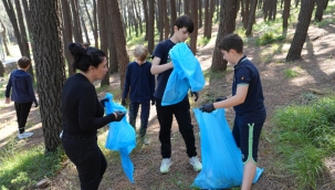 Kartallı Öğrencilerden Aydos Ormanı'nda Temizlik Seferberliği