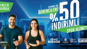 Öğrencilere Yüzde 50 Spor İndirimi