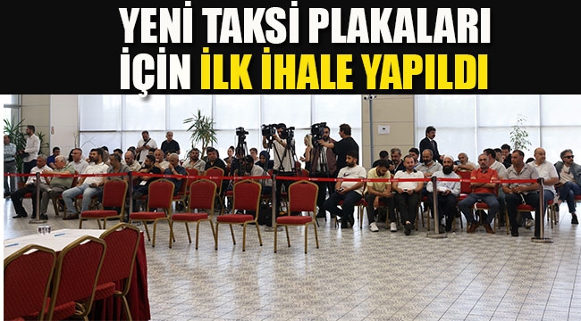 Yeni Taksi Plakaları İçin İlk İhale Yapıldı
