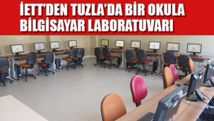 İETT'den Tuzla'da Bir Okula Bilgisayar Laboratuvarı