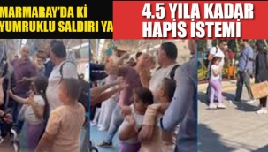 Marmaray'da ki Yumruklu Saldırıya 4.5 Yıla Kadar Hapis İstemi