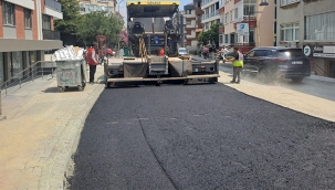 Maltepe'de Asfalt Çalışmaları Sürüyor