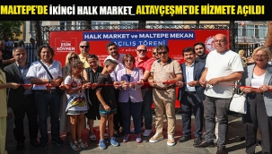 Maltepe'de İkinci Halk Market Altayçeşme'de Hizmete Açıldı