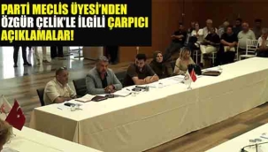 Ak Parti Meclis Üyesi'nden Özgür Çelik'le İlgili Çarpıcı Açıklamalar!
