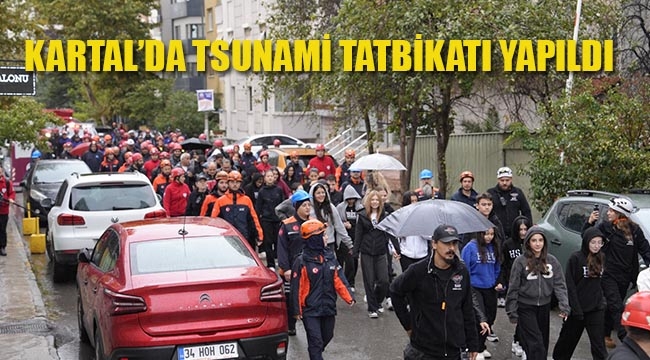 Kartal'da Tsunami Tatbikatı Yapıldı