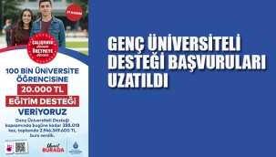 Genç Üniversiteli Desteği Başvuruları Uzatıldı
