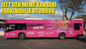 İETT'den Meme Kanseri Farkındalık Otobüsü