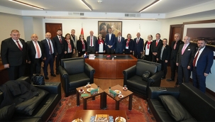 Kartallı Muhtarlardan Başkan Yüksel'e Ziyaret