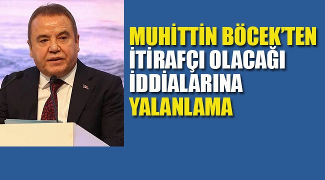 Muhittin Böcek'ten İtirafçı Olacağı İddiasını Yalanlama