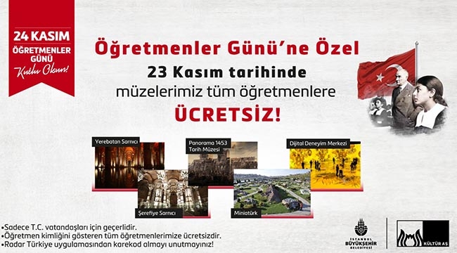İBB'den Öğretmenlere Özel Sürprizler