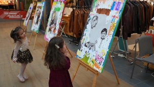 Kartal Belediyesi Miniklerinden "Çocuk Kalbimde Atatürk" Sergisi