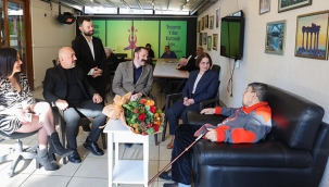 Başkan Köymen, Duayen Sanatçıyı Ziyaret Etti