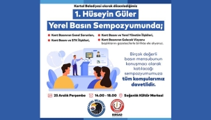 Kartal Belediyesi, Yerel Basın Sempozyumu Düzenliyor