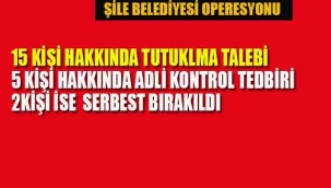Şile Belediyesi Operasyonu'nda Gözaltına Alınanlar, Mahkemeye Sevk Edildi