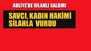 Bölge Adliye Mahkemesi'nde Savcı, Kadın Hakimi Silahla Vurdu