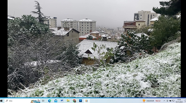 İstanbul'la Kar Yağışı Sabah Saatlerinde Başladı