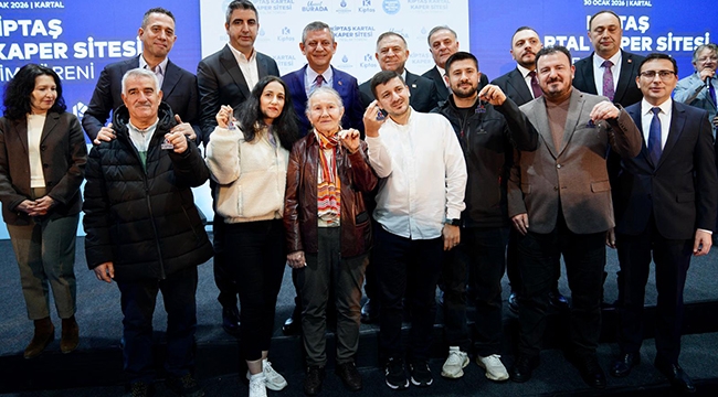 Kartal Kaper Sitesi'nde Törenle Anahtar Teslimi Yapıldı