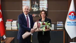 Ümit Özdağ'dan Esin Köymen'e Ziyaret