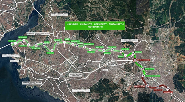 Üsküdar Sultanbeyli Arası 50 Dakikaya Düşüyor