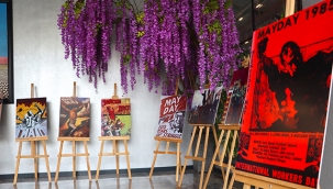 Maltepe'de 1 Mayıs Afişleri Sergisi