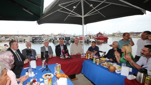 Tuzla Su Ürünleri Kooperatifi Yönetimi, Gazetecileri Misafir Etti