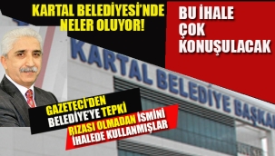 Kartal Belediyesi'nden Çok Konuşulacak İhale, Gazeteci'den Tepki