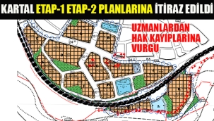 Kartal Etap-1 Etap-2 Planlarına İtiraz