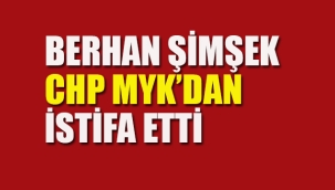 Berhan Şimşek İstifa Eti