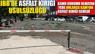 İBB'de "Asfalt Kırığı" Usulsüzlüğü İddiası!