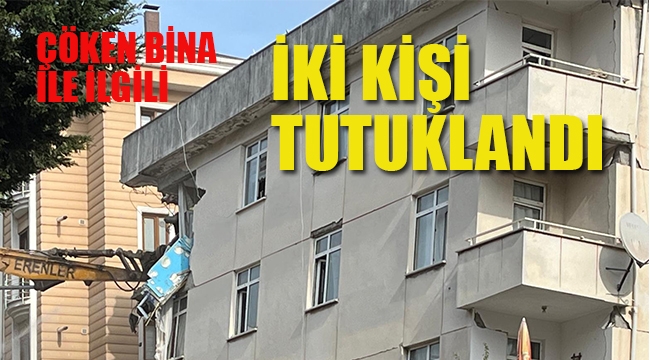 Meltepe'de Çöken Bina, İki Kişi Tutuklandı
