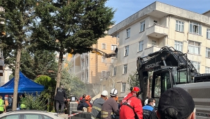 Maltepe'de Çöken Binada Kontrollü Yıkım 